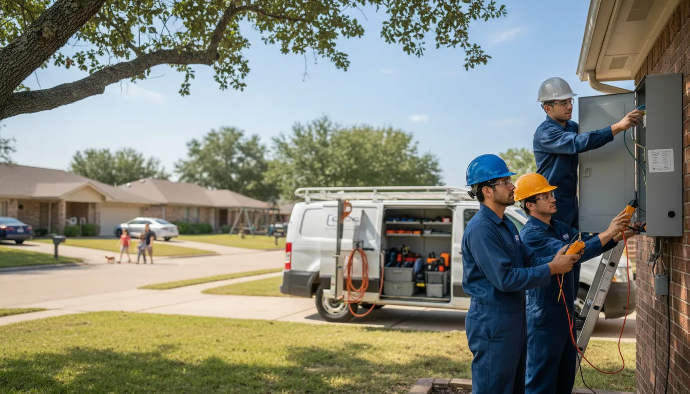 Certified electrician providing emergency electrical services in Grand Cane, LA